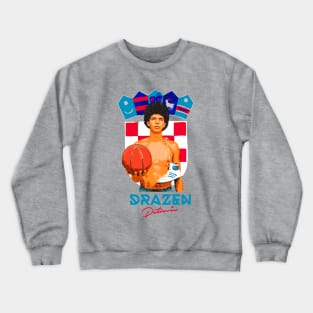 Drazen Petrovic basketball t-shirt Crewneck Sweatshirt